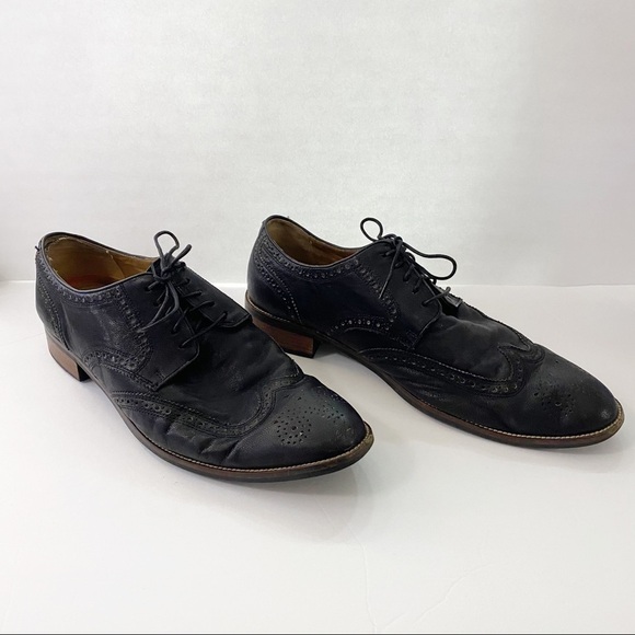 Cole Haan Leather Madison Wingtip Derby Shoes - Picture 5 of 10